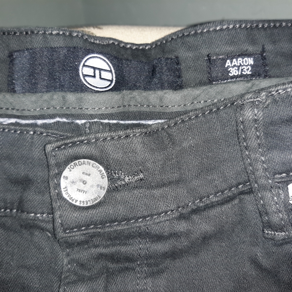 Jordan craig 36x32 black panta